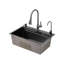 Metro Lane 450mm W Single Bowl Stainless Steel Kitchen Sink with 2 Faucet Holes