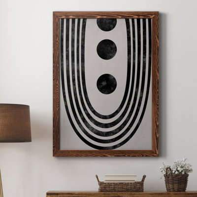«Tubular Abstract II», peinture sur toile encadrée