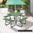 Elijay 8 - Person Patio Dining Set with Square Table-2006819698