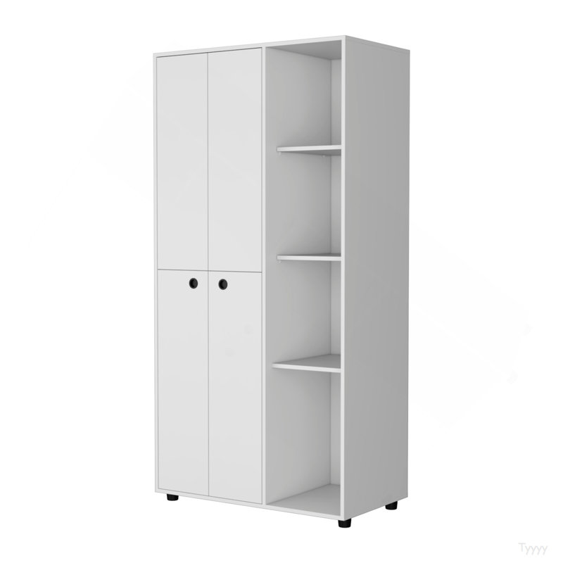 Armoire blanche à 1 tiroir