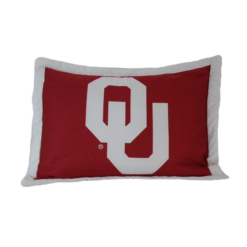NCAA Cotton Blend Sham Set