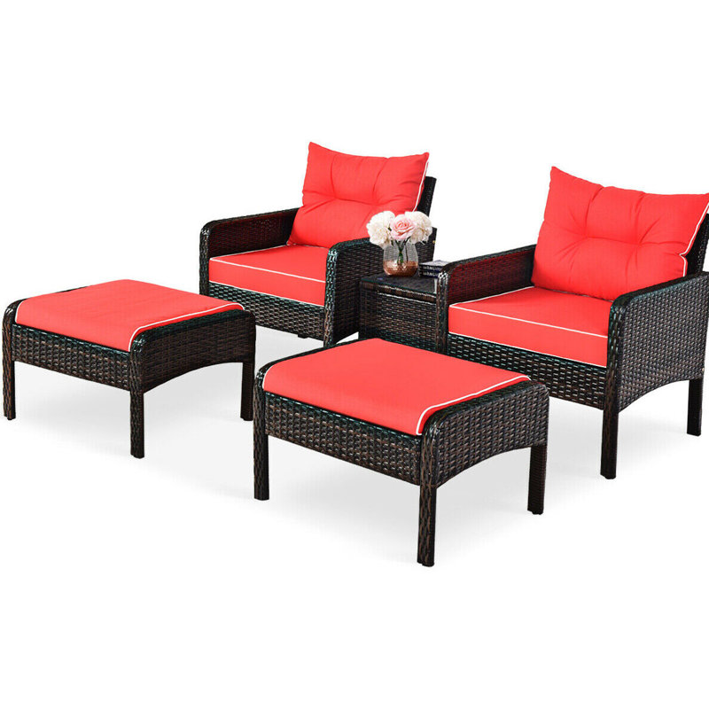 Rares 2 Seater Rattan Conversation Set