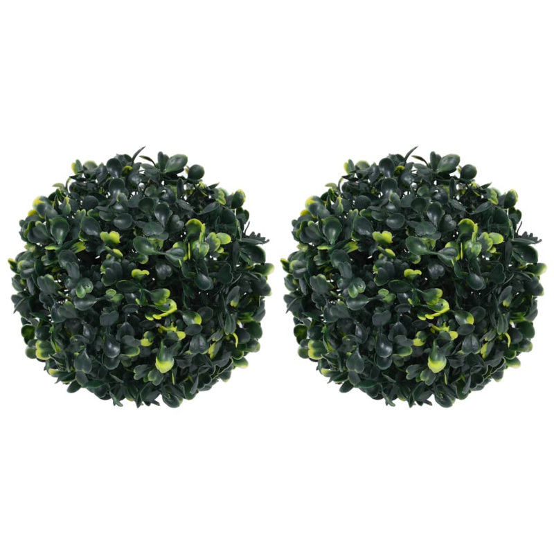 Faux Boxwood Plant in Pot,  8.66cm H x 8.66cm W x 22cm D