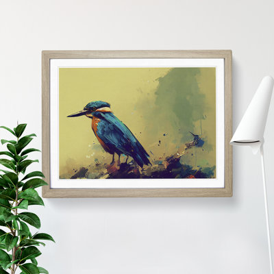 Kingfisher Bird Vol.8 - Framed Print