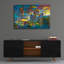 Art mural en verre 36 po x 24 po, «Church-1741672128