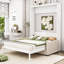 Grand lit escamotable polyvalent avec canapé Renie-111417110