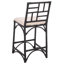 Tabouret de bar avec coussin Christine-125847878