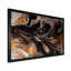 Orange et vagues de marbre noir II - impression sur toile-100028853-100028850