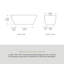 Lussari 65" x 29" Freestanding Soaking Bathtub