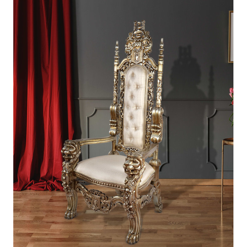 Sanora Upholstered Armchair, Off White, Platina