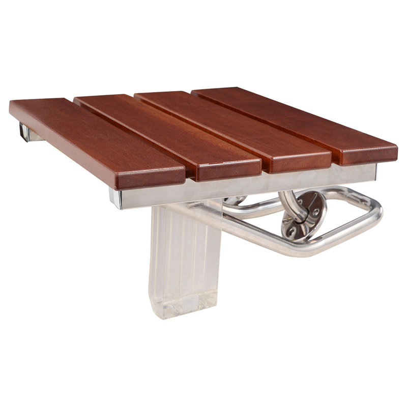 Sikora 15'' W Wood Shower Bench