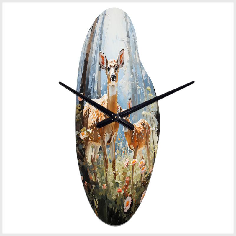 Horloge murale incurvée Roopnarine, Médium