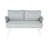 Steel Loveseat And Table Set-75833184-75833185