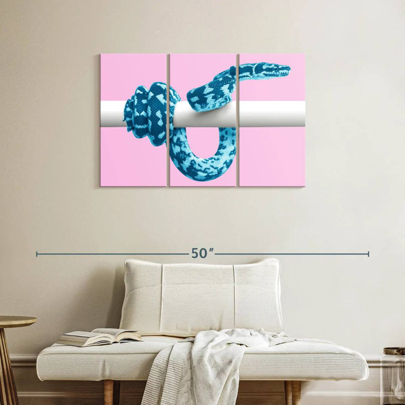 Brampt Snake I, 24" H x 38" W