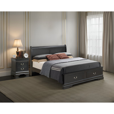 Ensemble de chambre à coucher 2pc avec lit double Paimio