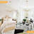 Mayani Roxsanne 6 - Light 24" Dimmable Modern Metal Candle Style Chandelier for Bedroom Living Room Kitchen Island Foyer Entryway-215929177