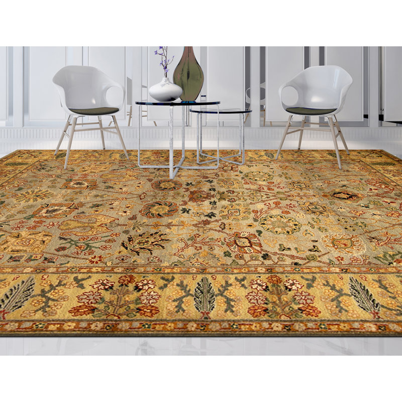 Hand Knotted Wool Oriental Indoor Rug