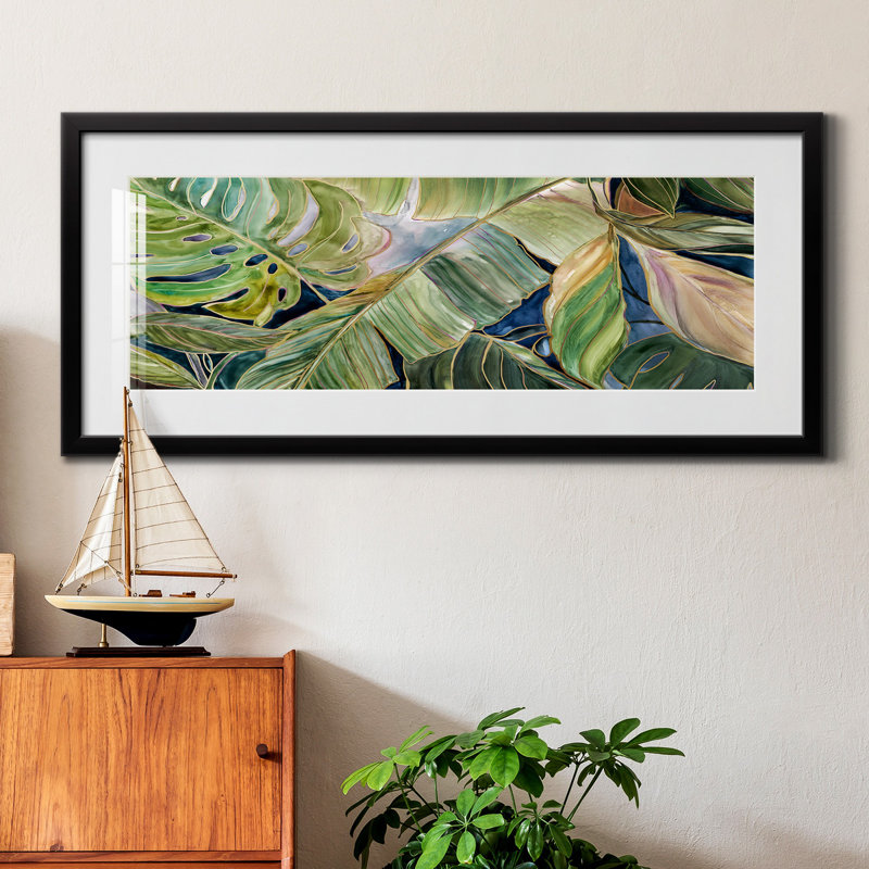 " Sun Tipped Tropicals ", Black