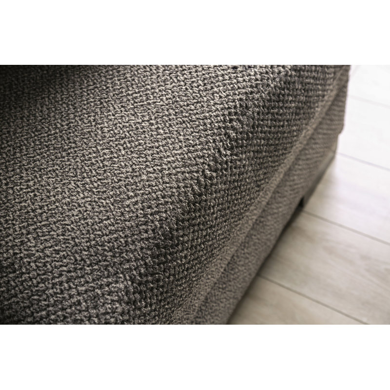 Causeuse en chenille de 70 po Alberta, Gris