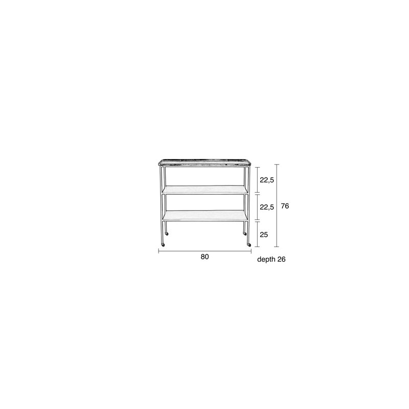 80cm Console Table