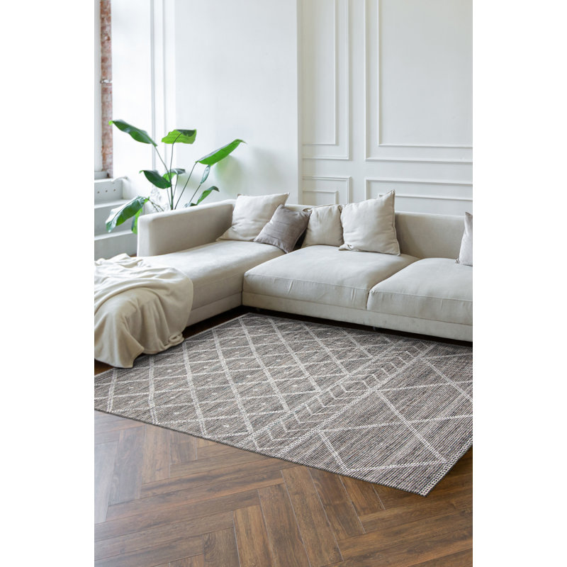 Tapis gris Sienna 5 pi 3 po x 7 pi 7 po