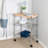 Adjustable Kitchen Cart Manufactured Wood Top
