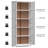 Solid Pine Pantry Cabinet, White Kitchen Storage Cabinet with Adjustable Shelves, Tall Free-Standing Organizer for Pantry, Laundry Room or Garage-1164524377