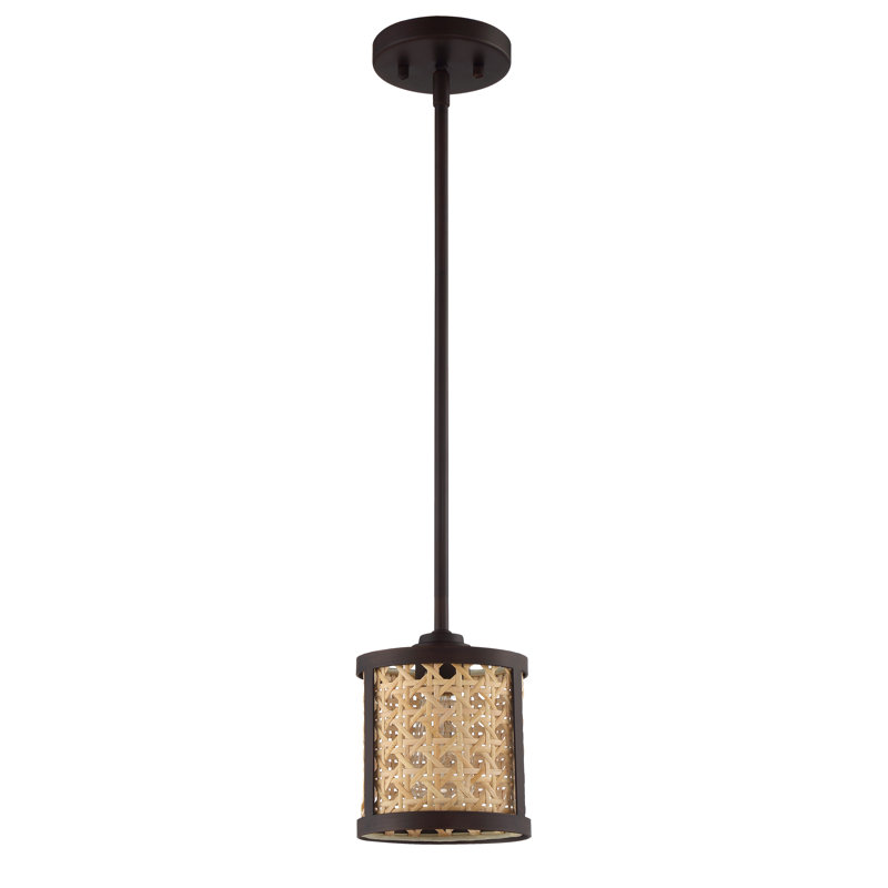 Luminaire suspendu tambour simple à 1 lumière Raynham