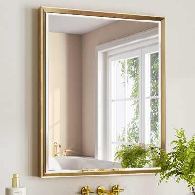 Lohoski Decorative Bathroom Vanity Mirror for Wall - Beveled Design