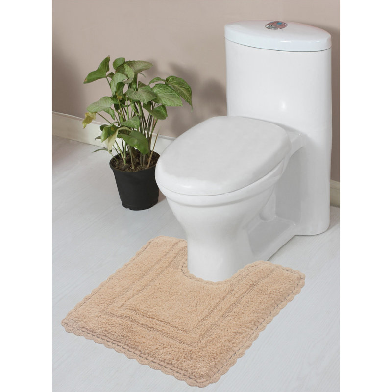 Casual Elegence Absorbent Cotton Soft Contour Mat, Linen