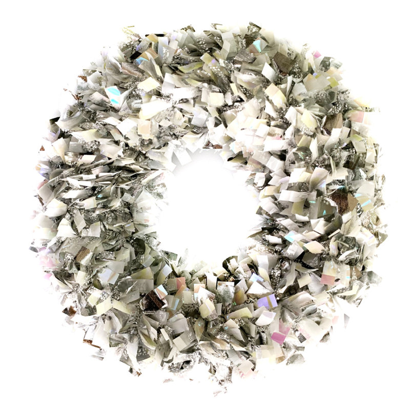 Couronne courbée 15 pouces Sparkle Elegance, Argenté/doré