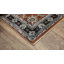 Tapis oriental rouille / gris à bordure Edgette-1960953981