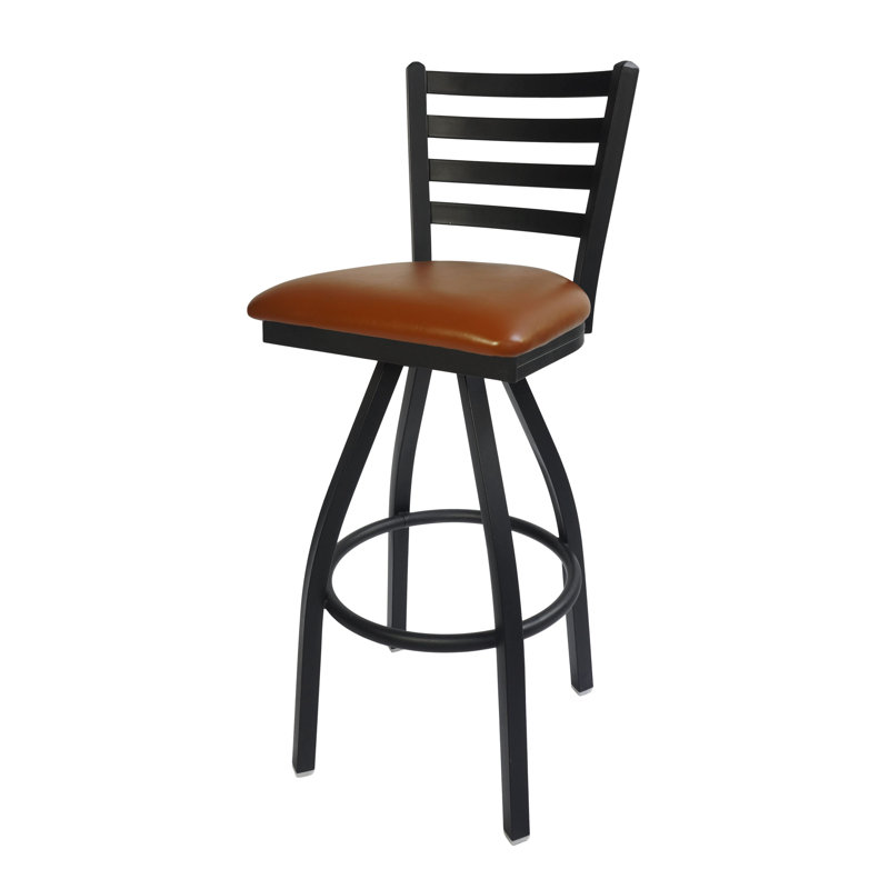 Tabouret de bar pivotant 30,5 po Lima, Brun clair