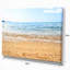 «Blue Seashore with Pebble Stones», reproduction de photo sur toile tendue-18271116