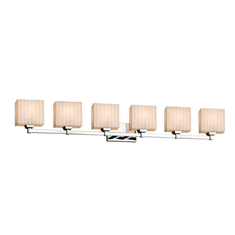 Donasia 6 - Light Dimmable Vanity Light, Polished Chrome