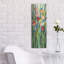 Art mural en métal luxueux «Flowers In May 2» par Silvia Vassileva, 12 po x 36 po-117052874