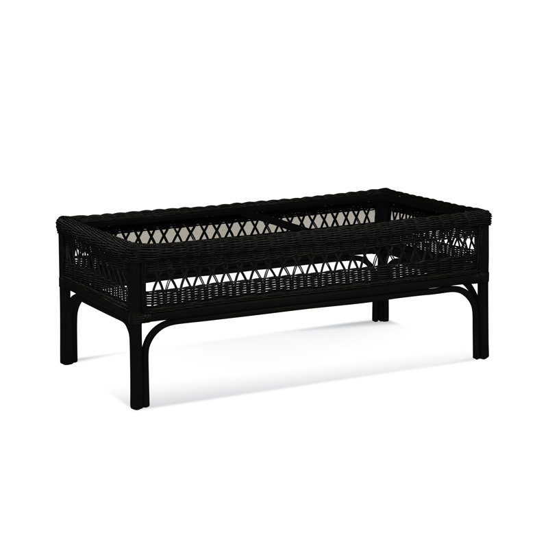 Table basse 4 pieds Nassau, Noir, noir, noir, noir