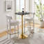 Table de bar Lippa, plateau rond en marbre artificiel, par Modway-410900536-410900535-410900531