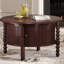 Table basse ronde avec rangement de 30,3 po pour le salon-97528844