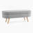 Ottoman Oval Storage Bench, Bench For Bedroom-1806508936
