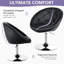 Fauteuil demi-tonneau pivotant de 25 po Bernando-1747634210