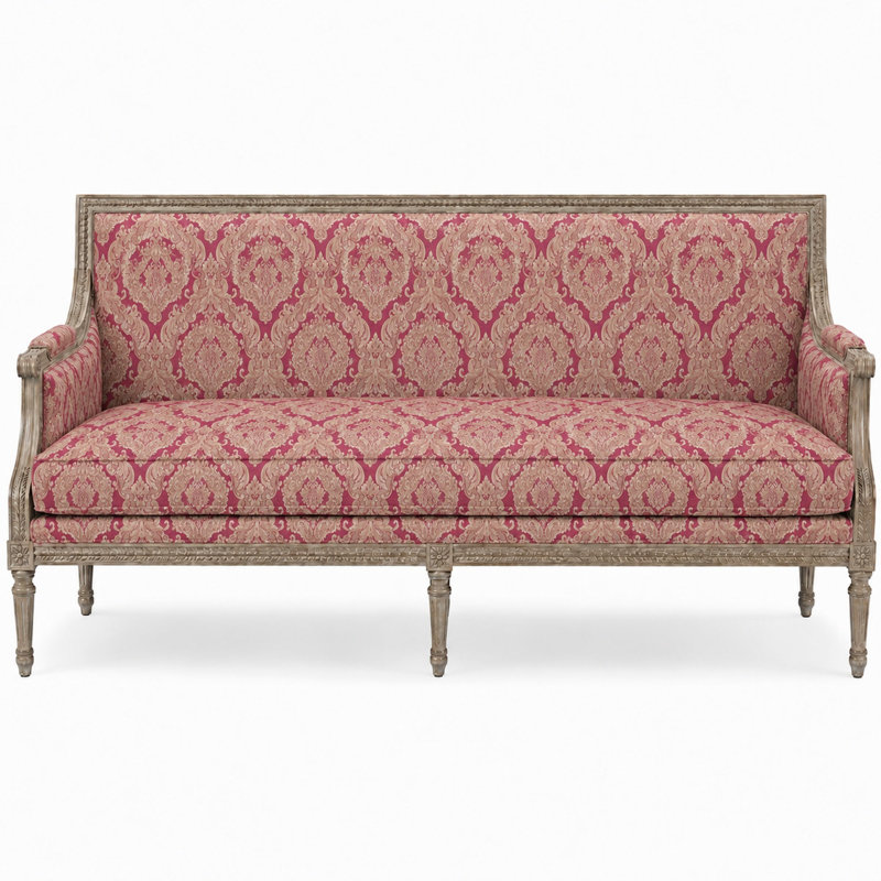 Damask Jacquard | Varley Fabric, Magenta