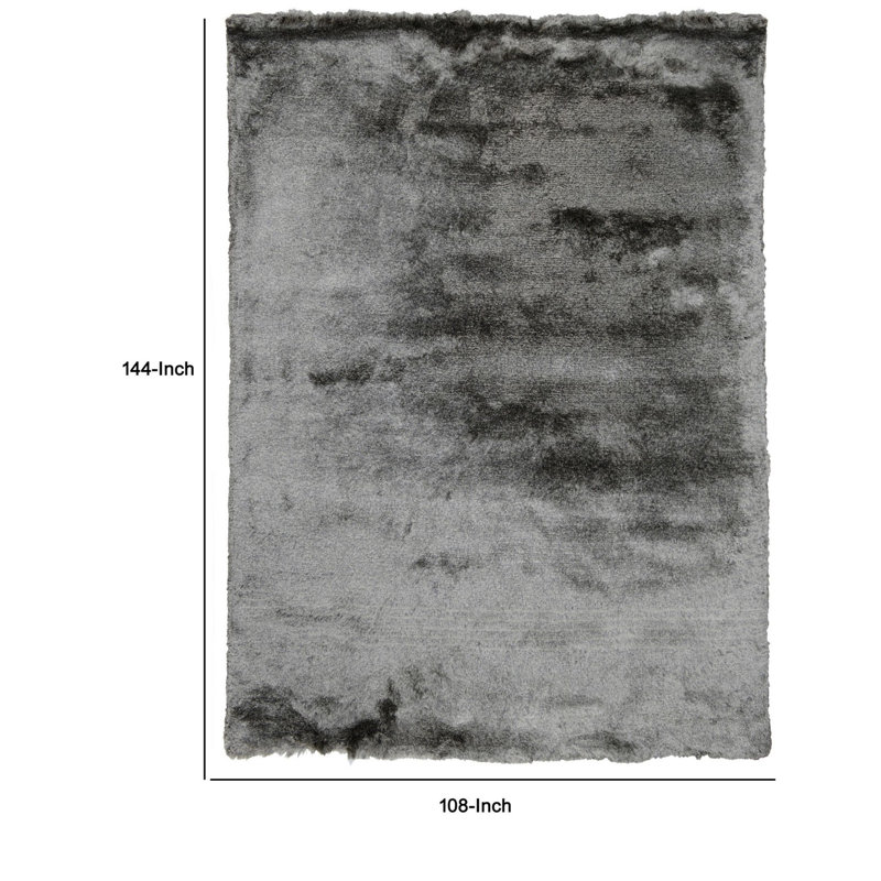 Collins Area Rug in Dark Gray, Rectangle 9' x 12'