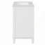 Meuble-lavabo de 24 pouces avec lavabo en céramique, conception compacte et rangement intelligent pour les petites salles de bain-118401293