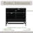 36 Inch. Black Bathroom Vanity With Ceramic  Sink   | Double Storage Shelves & Divided Drawer | Soft-Close Doors | Bathroom Cabinet With Ample Storage  | Solid Wood Frame-1674478606
