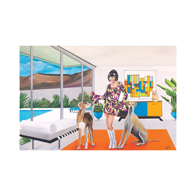 Debbie Does Disco - Print on Canvas, Wrapped Canvas, 101.6 cm H x 66.04 cm W x 1.91 cm D