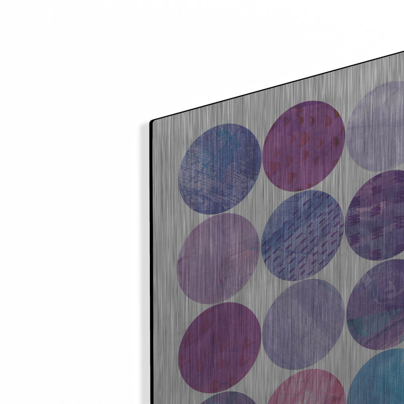 «Kitchen Garden Dots 2» par Melissa Averinos, art mural en métal, H 16 po x l 12 po