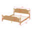 Structure de lit en rotin de style traditionnel-751117840-751117871