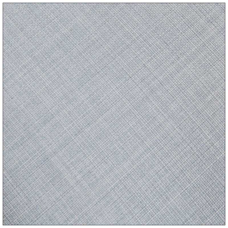 Fauteuil de 25,50 po Deview, Brun, Polyester bleu clair