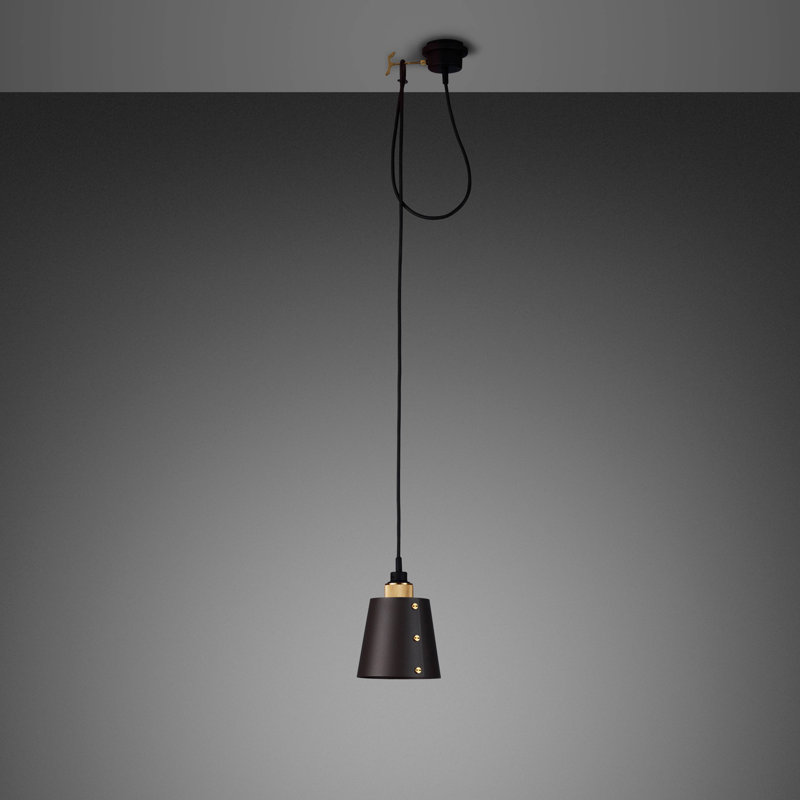 1 - Light Pendant, Smoked Bronze, Graphite
